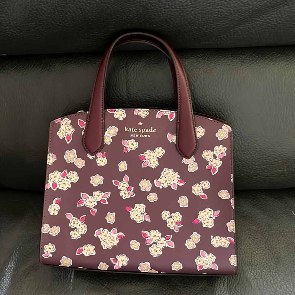 Kate spade frosted floral satchel